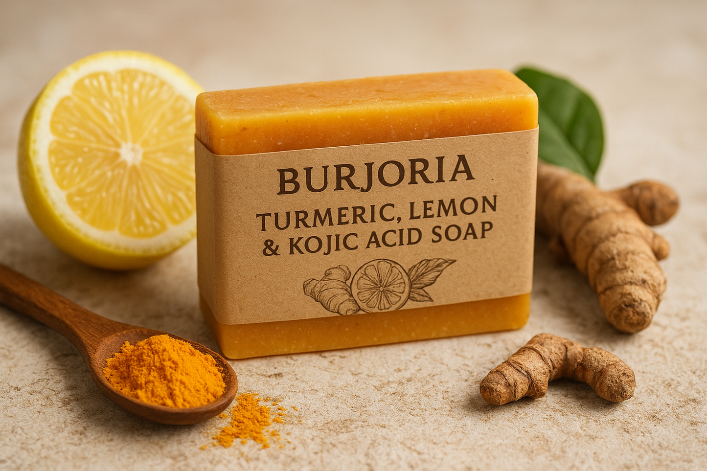 Turmeric & Kojic Acid - Skin Brightening Soap